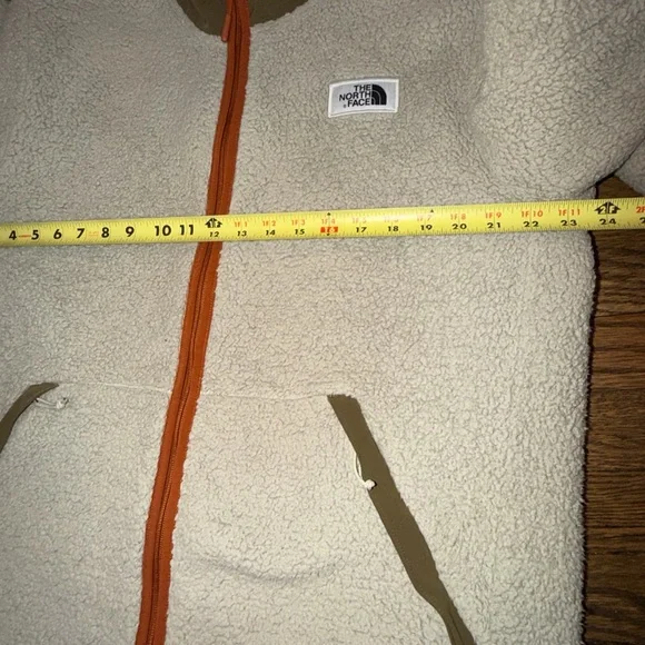 The North Face Men's Beige/Brown Full Zip Fleece Jacket Size XL - Picture 9 of 10